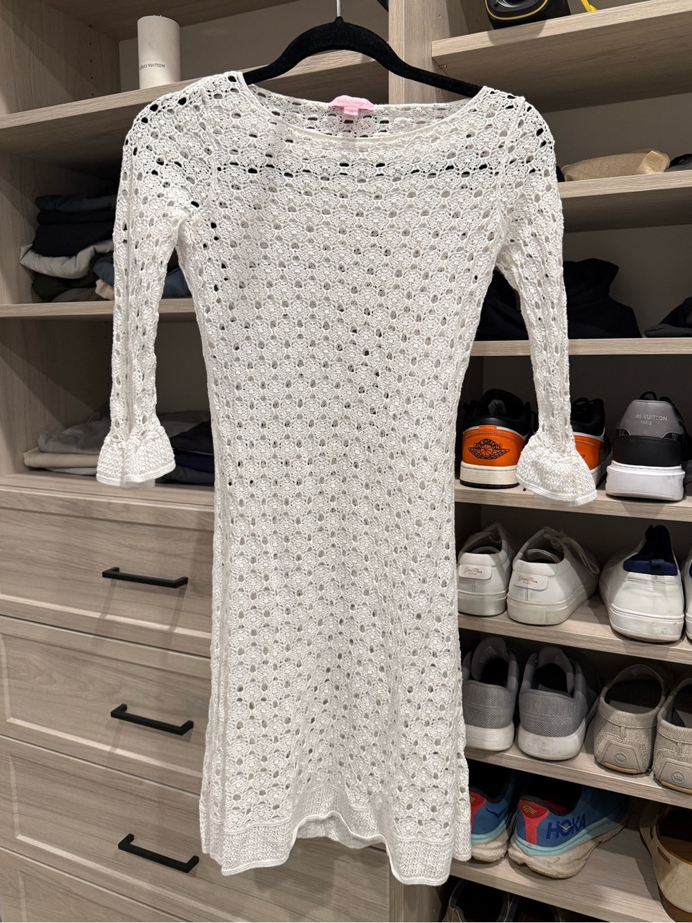 Lilly Pulitzer Women's White Crochet Swim
cover up Dress - Picture 2 of 3